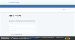 Desktop Screenshot of clubdecampodegranada.padelclick.com